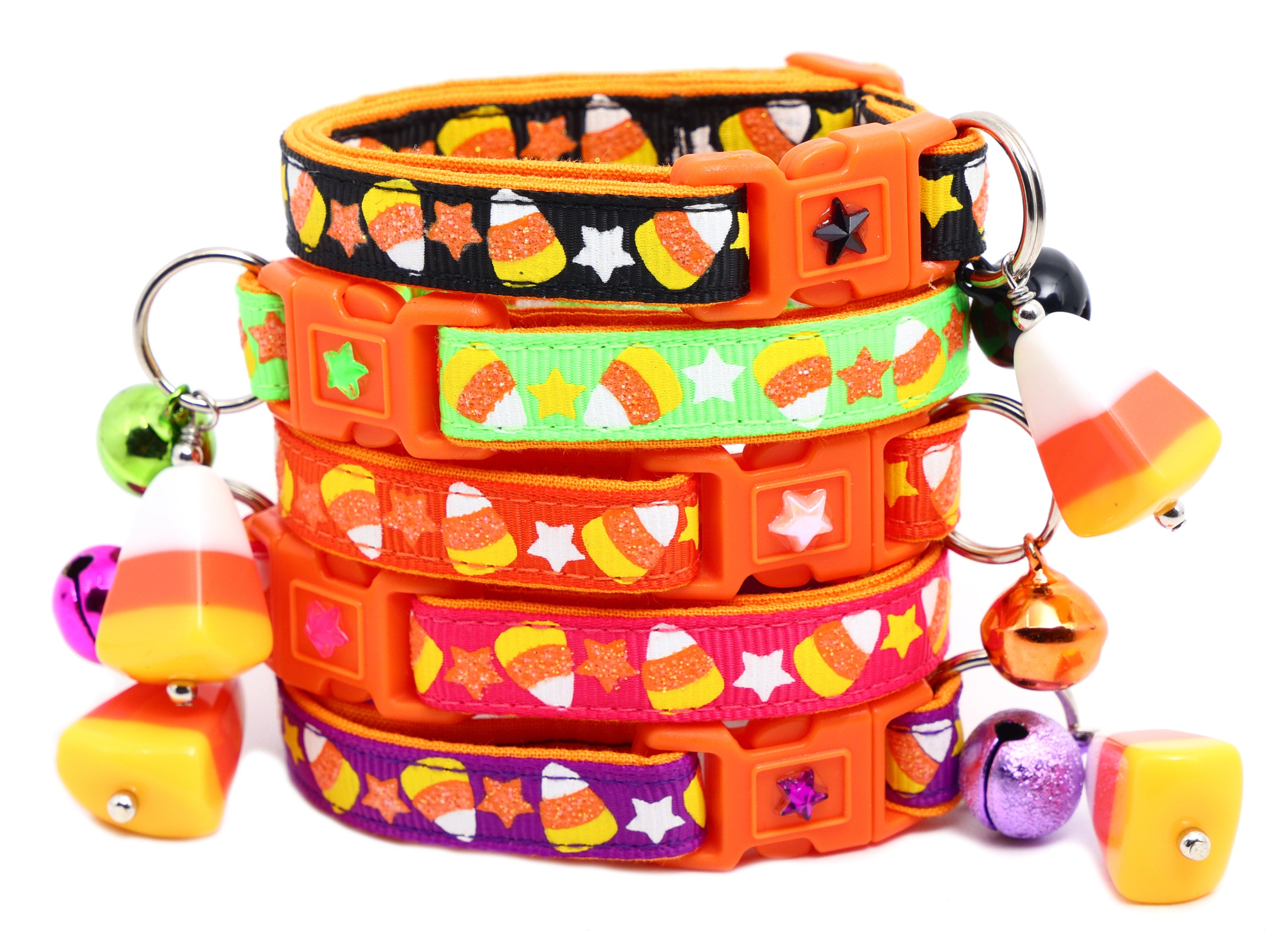 Main Candy Corn Breakaway Cat Collar image